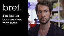 Bref. Je suis allé faire les courses avec mon frère.