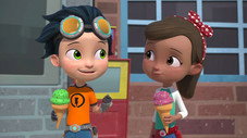 Rusty et Capitaine Scoops