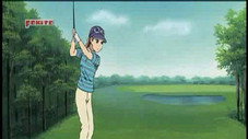 Du swing sur le green
