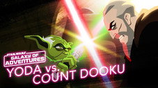 Yoda vs Comte Dooku, la taille importe peu