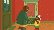 Petit Ours Brun veut s'habiller tout seul