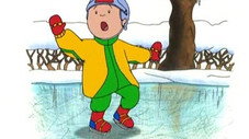Caillou apprend à patiner