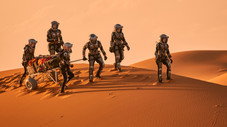 Les pieds sur Mars