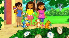Dora et l'horloge du zoo