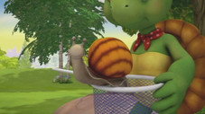 Franklin et Gaston le gecko