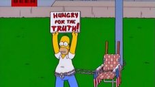 Homer Faz Greve de Fome