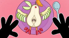 La vilaine poule géante