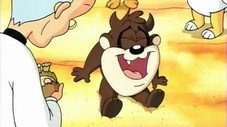 Taz fait le clown