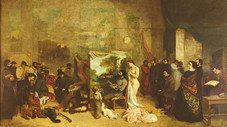L'atelier du peintre, 1855, Gustave Courbet
