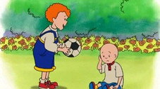 Caillou joue au soccer