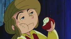 Dans le tonneau de pommes