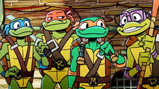 Leonardo se bat tout seul