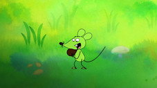 Une souris verte
