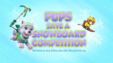 Pups Save a Snowboard Competition