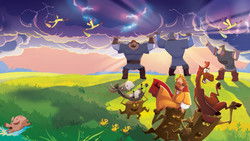 Три богатыря и свет клином