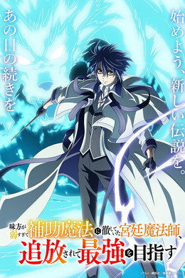 味方が弱すぎて補助魔法に徹していた宮廷魔法師、追放されて最強を目指す