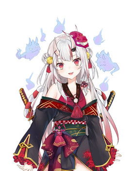 Nakiri Ayame as Nakiri Ayame