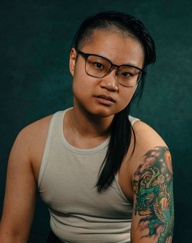 Connie Chang as God