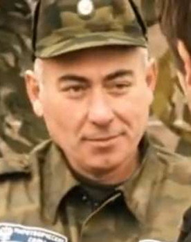 Adgur Dzheniya as peacekeeping colonel