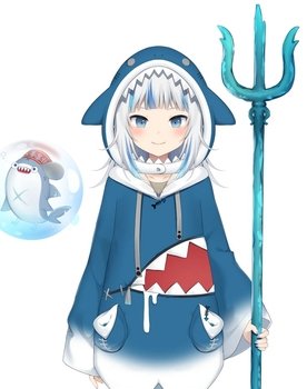 Gawr Gura as Gawr Gura