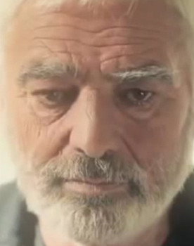 Leonid Hishba as elderly Ossetian