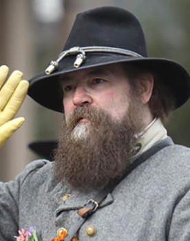 Ronald A. Hawkins as General James Longstreet