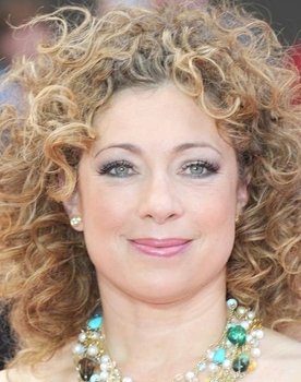 Alex Kingston as Lady Macbeth, his wife
