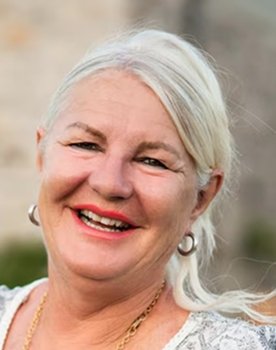 Petra de Leeuw as Self - B&B owner of Petras Estate in Lesbos, Greece (Skala Eresou)