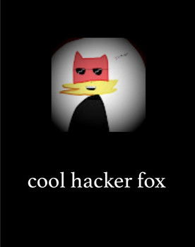 cool hacker fox