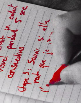 the red pen as the red pen