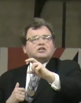 Jonathan Bowden as Dr. Mordred; The Master of Ceremonies