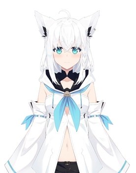 Shirakami Fubuki as Shirakami Fubuki