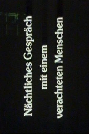 Night Conversation With a Despised Person