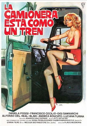 Póster de la película La camionera está como un tren