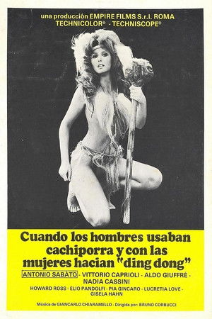 Póster de la película Cuando los hombres usaban cachiporra y con las mujeres hacían 'ding dong'