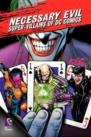 Póster de la película Maldad necesaria: Supervillanos de DC Comics