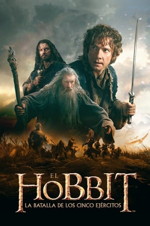 Póster de la película El hobbit: La batalla de los cinco ejércitos