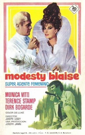 Póster de la película Modesty Blaise, superagente femenino