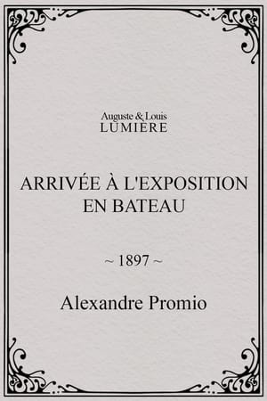 Arrivée à l'exposition en bateau