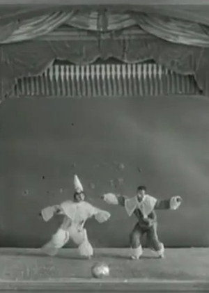 Pierrot, Harlequin and a Ball