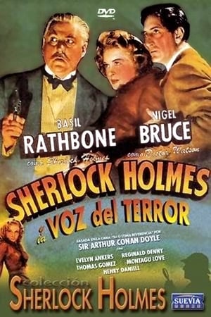 Póster de la película Sherlock Holmes y la voz del terror