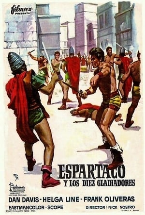 Póster de la película Espartaco y los diez gladiadores