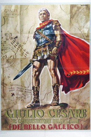 Póster de la película Julio César, 'El Conquistador de las Galias'