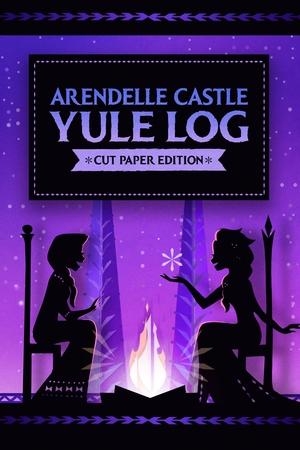 watch arendelle castle yule log: cut paper edition movie poster