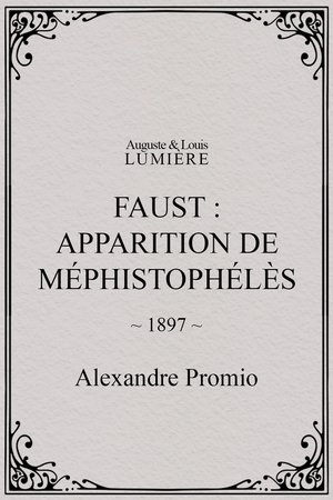 Póster de la película Faust : apparition de Méphistophélès