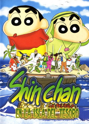 Póster de la película Shin Chan en la Isla del Tesoro