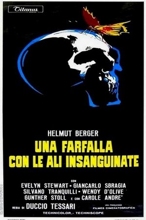 Póster de la película Una mariposa con las alas ensangrentadas