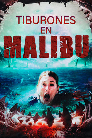 Póster de la película Tiburones en Malibú