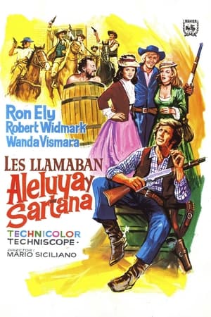 Póster de la película Les llamaban Aleluya y Sartana