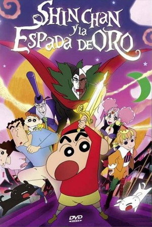 Póster de la película Shin Chan y la Espada de Oro